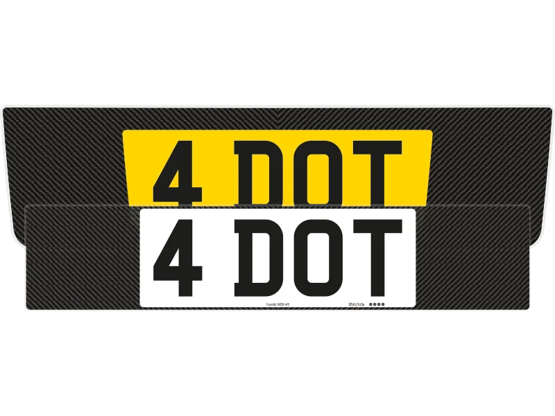 Bentley Continental GT Carbon Signature & Classic Plate Set