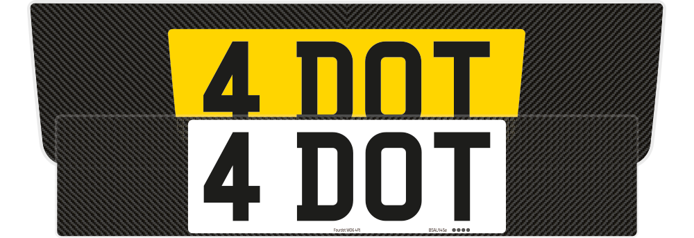 Bentley Continental GT Carbon Signature & Classic Plate Set