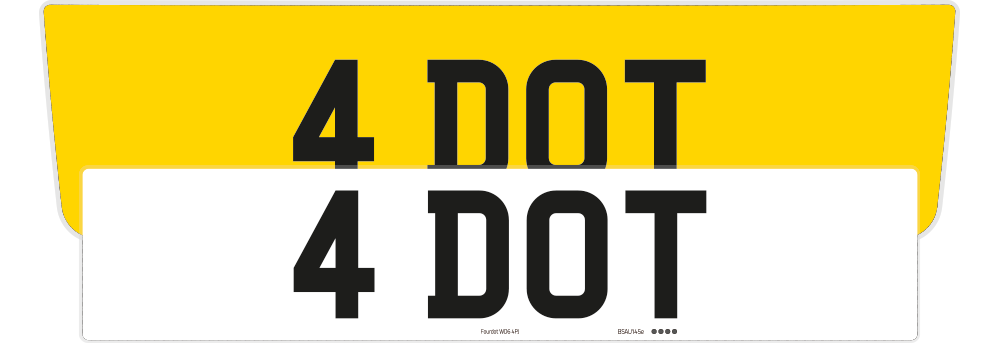 Bentley Continental GT Fully Reflective Signature & Classic Plate Set