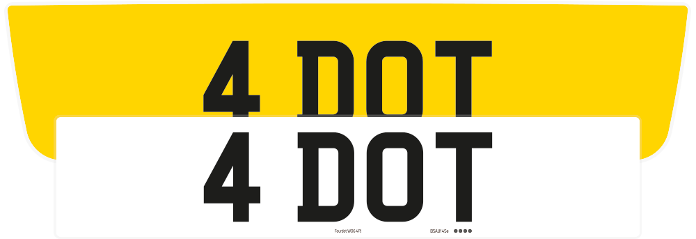 Bentley Flying Spur Fully Reflective Signature & Classic Plate Set