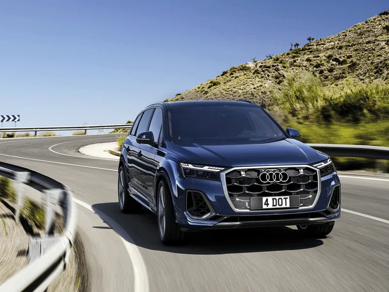 Audi Q7 Black Classic Plate Set