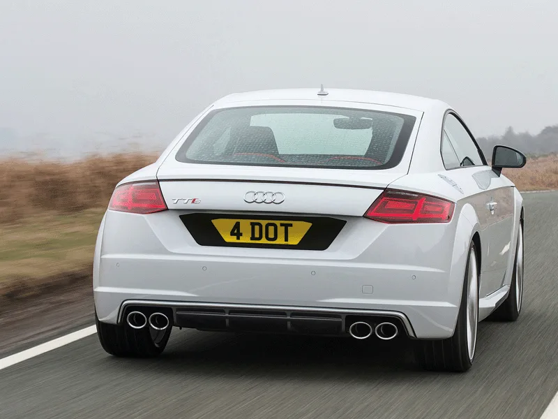 Audi TT Black Signature & Classic Plate Set