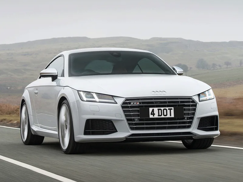 Audi TT Black Signature & Classic Plate Set