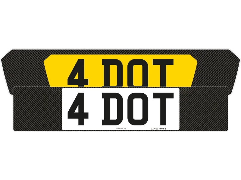Audi Q5 Carbon Signature & Classic Plate Set