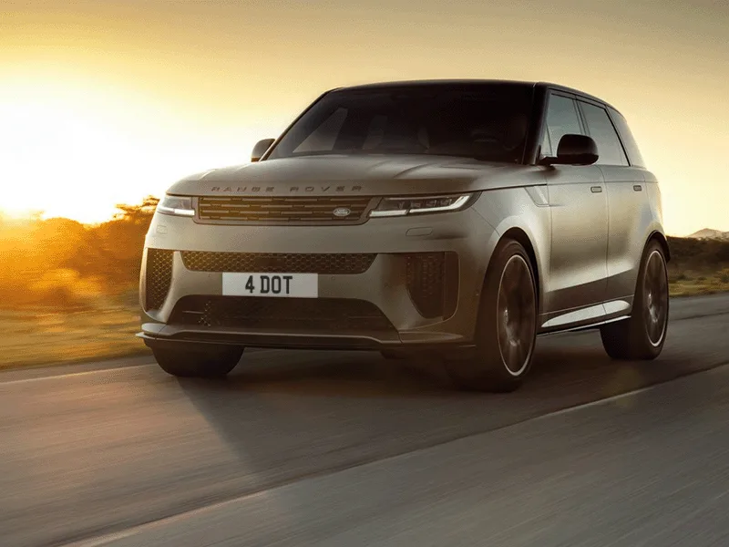 Range Rover Sport Reflective Signature & Classic Plate Set