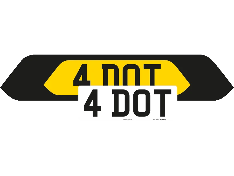 Range Rover Sport (2022 - 2024) Black Signature & Zero Plate Set