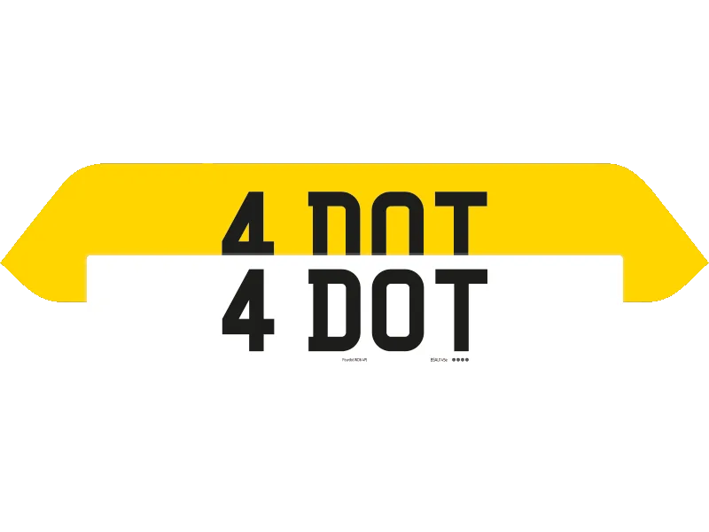 Range Rover Sport Reflective Signature & Classic Plate Set