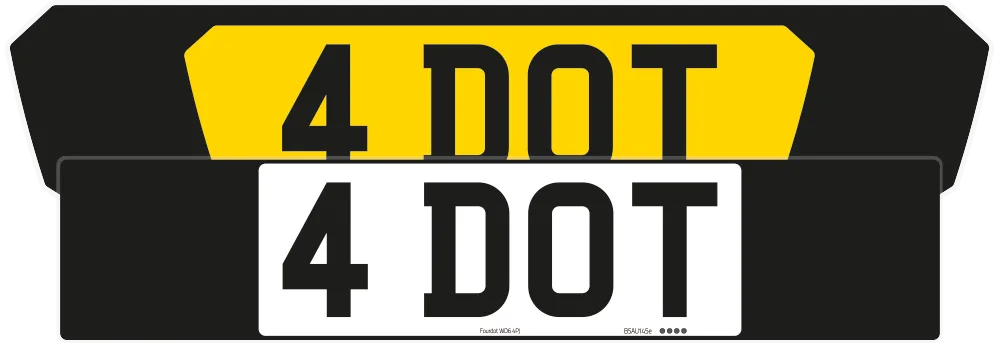 Audi Q7 Black Signature & Classic Plate Set