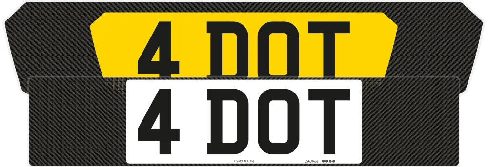 Audi Q7 Carbon Signature & Classic Plate Set