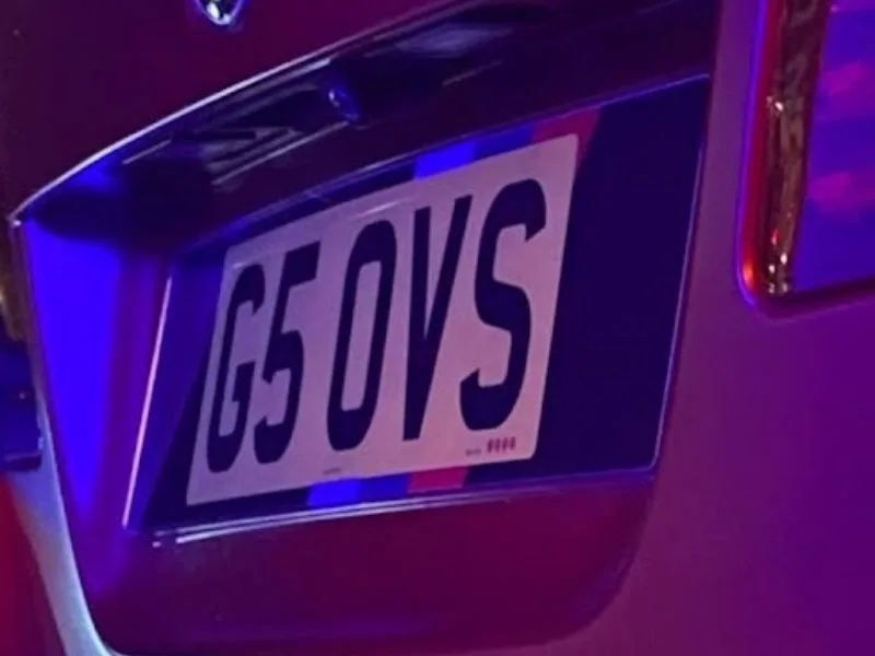 Universal Custom Number Plate Set