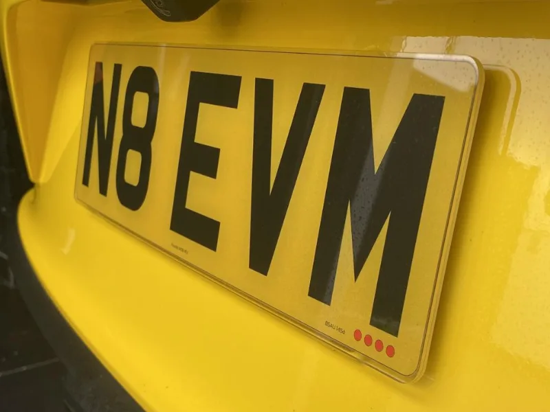 Universal Short Number Plate Set