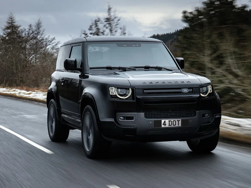 Defender Black Signature & Classic Plate Set