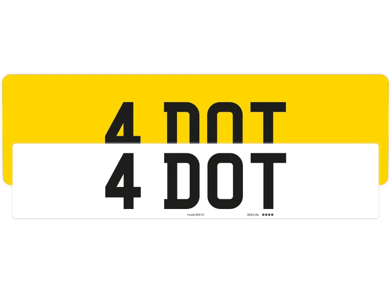 Defender Reflective Signature & Classic Plate Set