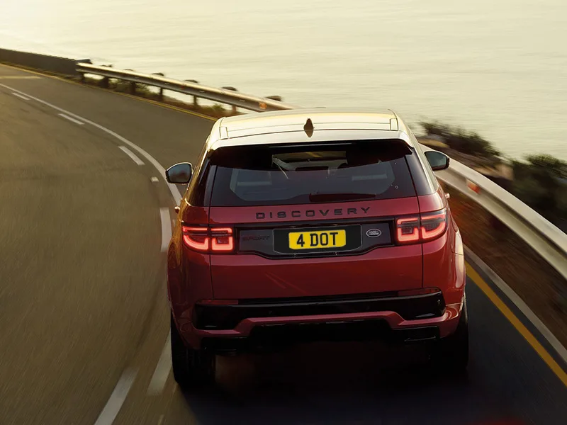 Discovery Sport Black Signature & Zero Plate Set
