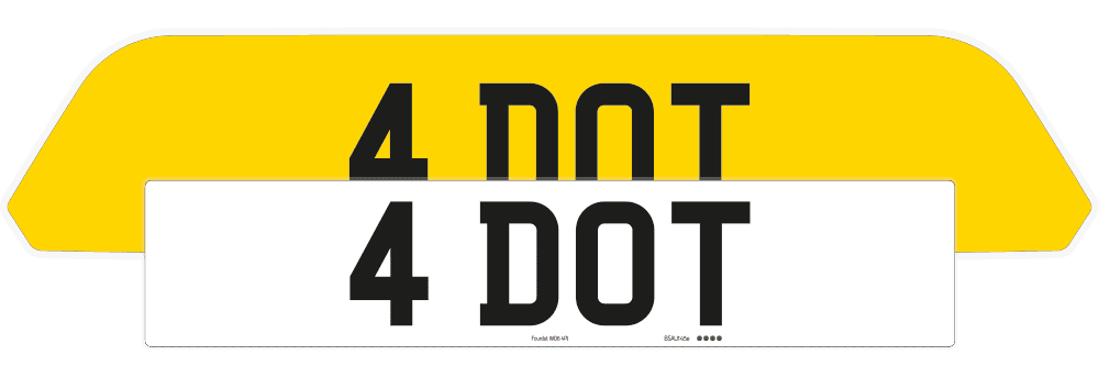 Porsche Cayenne Reflective Signature & Classic Plate Set