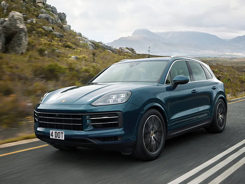 Porsche Cayenne Black Signature & Zero Plate Set