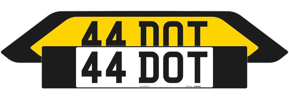 Porsche Cayenne Black Signature & Classic Plate Set 2018-2022