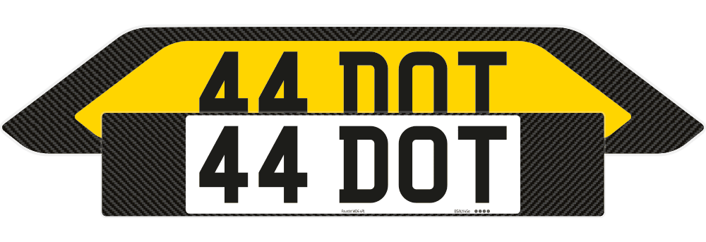 Porsche Cayenne Carbon Signature & Classic Plate Set 2018-2022