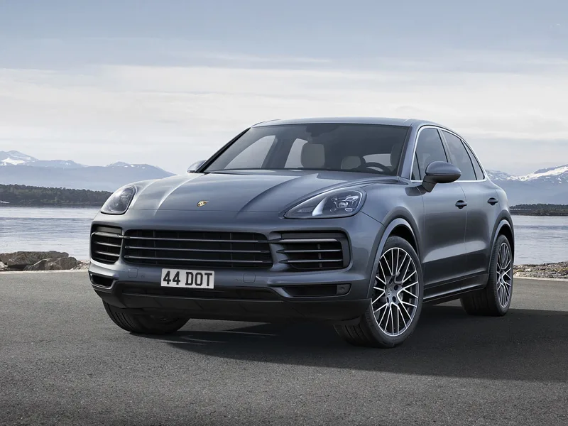 Porsche Cayenne Reflective Signature & Zero Plate Set 2018-2022