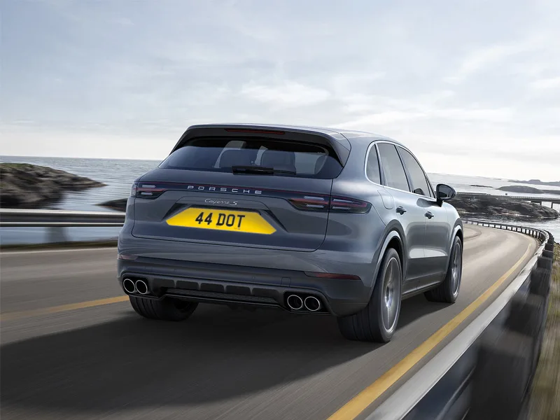 Porsche Cayenne Reflective Signature & Zero Plate Set 2018-2022