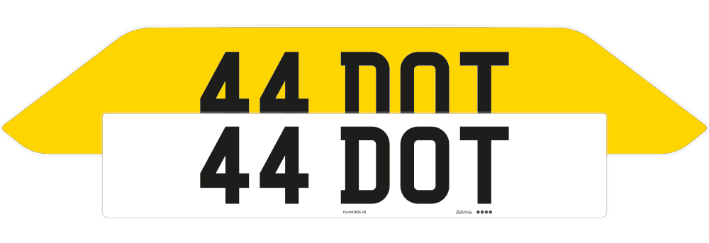 Porsche Cayenne Reflective Signature & Classic Plate Set