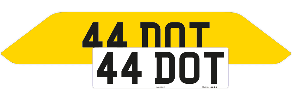 Porsche Cayenne Reflective Signature & Zero Plate Set 2018-2022