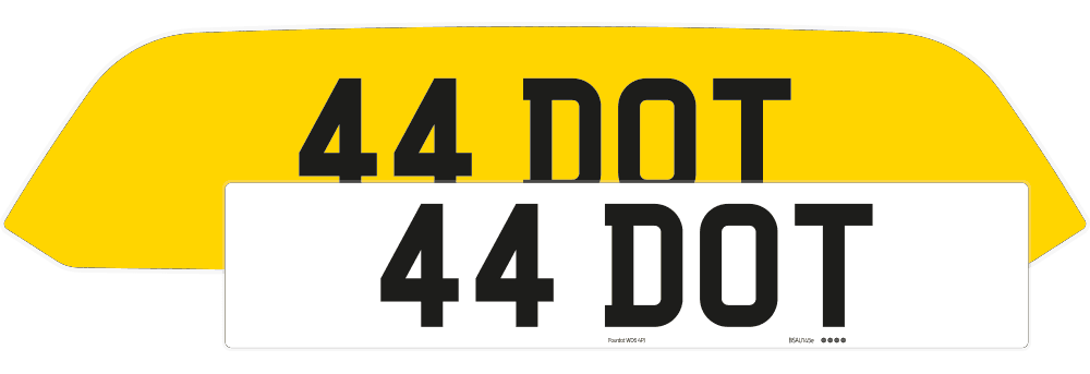 Porsche Cayman 718 Reflective Signature & Classic Plate Set