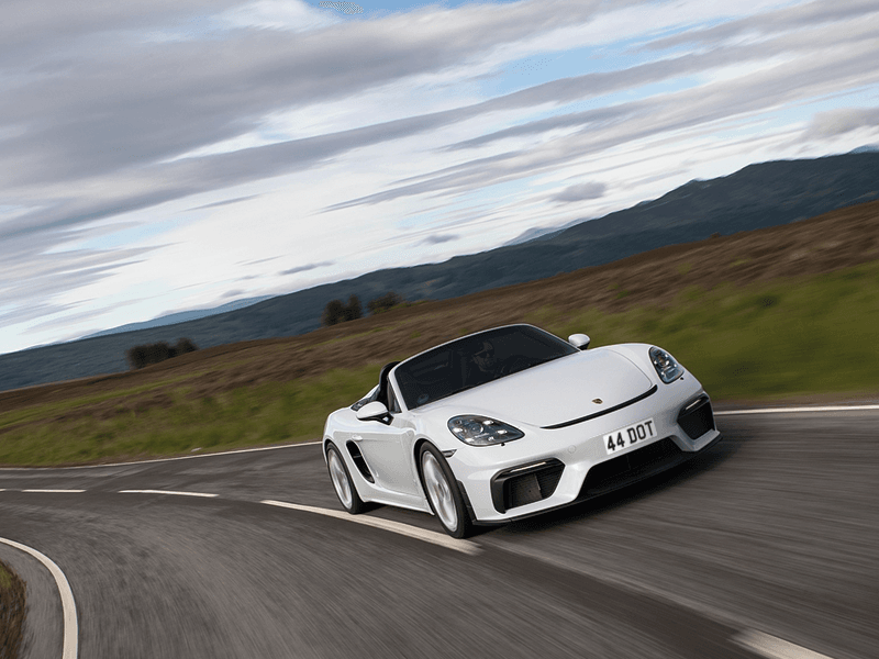 Porsche Boxster718 Reflective Signature & Zero Plate Set