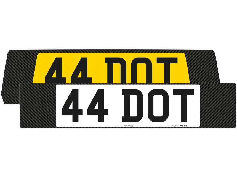 Porsche 911 GT3 Carbon Signature & Classic Plate Set