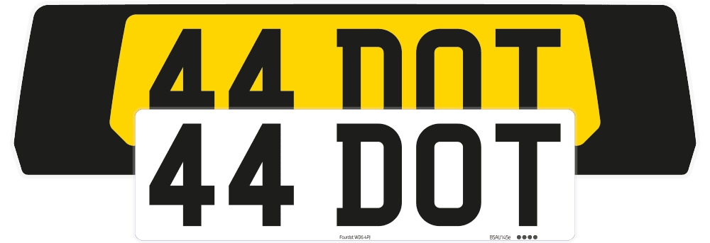 Porsche 911 GT3 Black Signature & Zero Plate Set