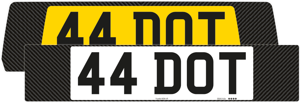 Porsche 911 GT3 Carbon Signature & Classic Plate Set