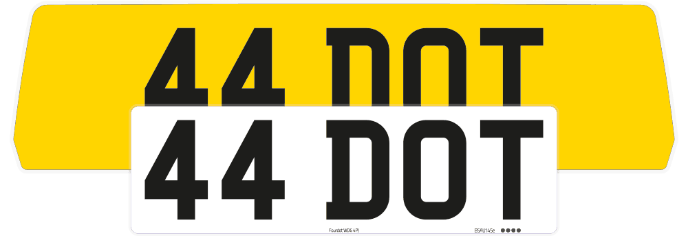 Porsche 911 GT3 Reflective Signature & Zero Plate Set