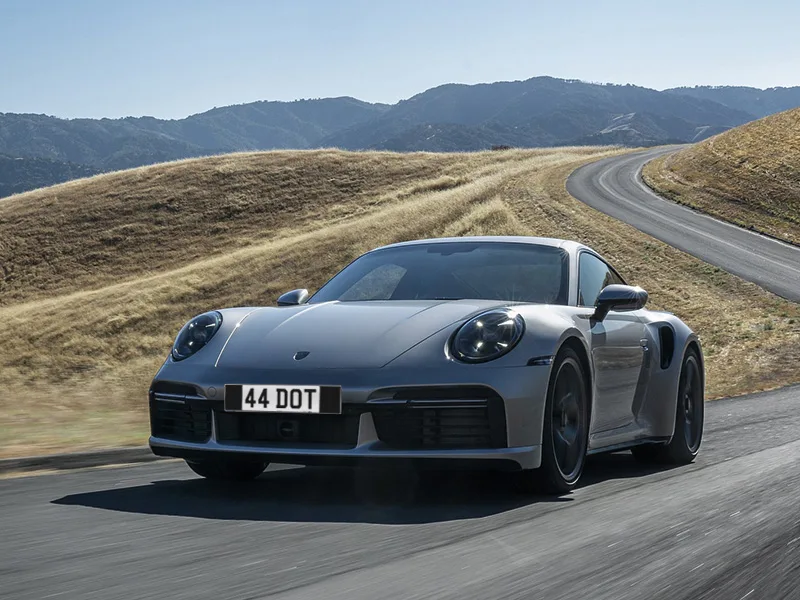 Porsche 911 Turbo Black Signature & Classic Plate Set