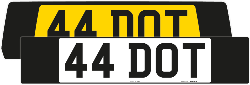 Porsche 911 GT3 Black Signature & Classic Plate Set