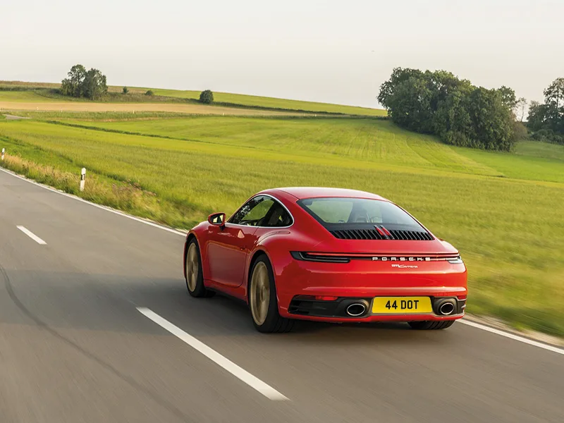 Porsche 911 Carrera Reflective Signature & Classic Plate Set