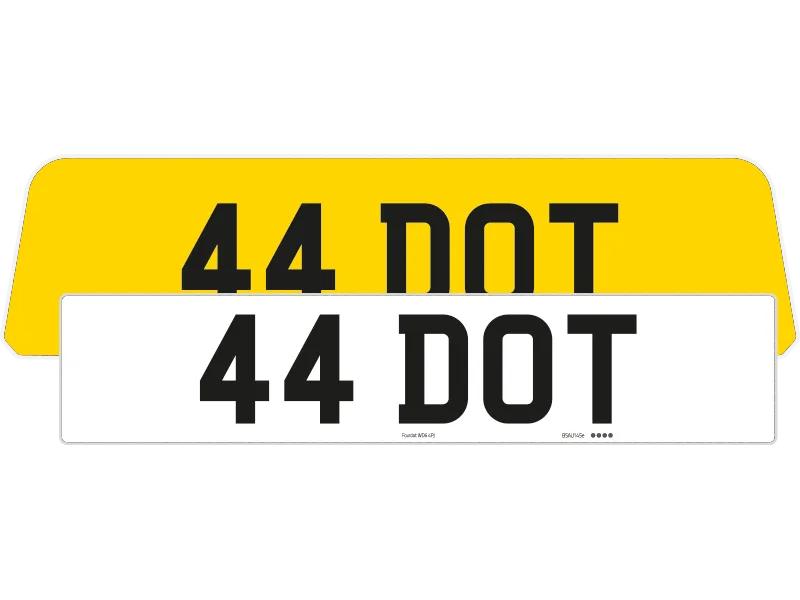 Porsche 911 Carrera Reflective Signature & Classic Plate Set