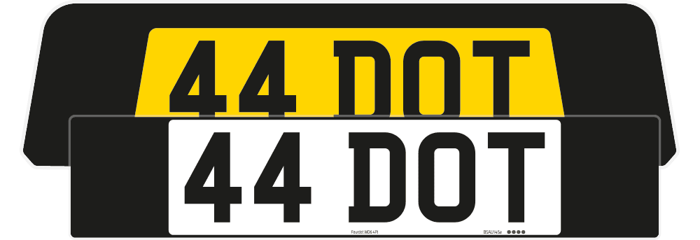 Porsche 911 Carrera Black Signature & Classic Plate Set