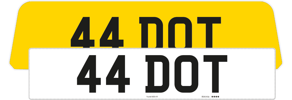 Porsche 911 Carrera Reflective Signature & Classic Plate Set