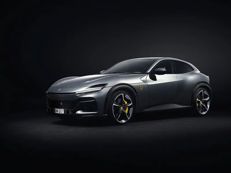 Ferrari Purosangue Carbon Signature & Classic Plate Set