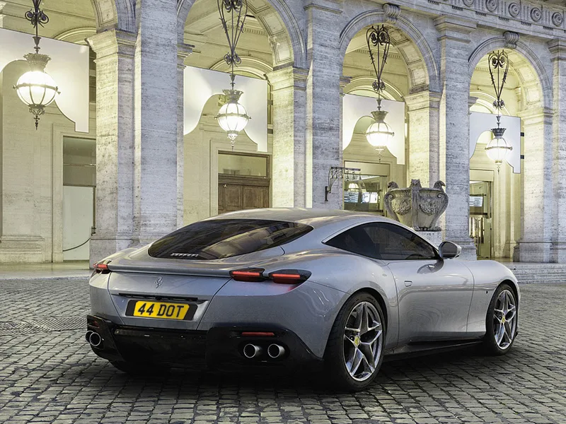 Ferrari Roma Black Signature & Zero Plate Set