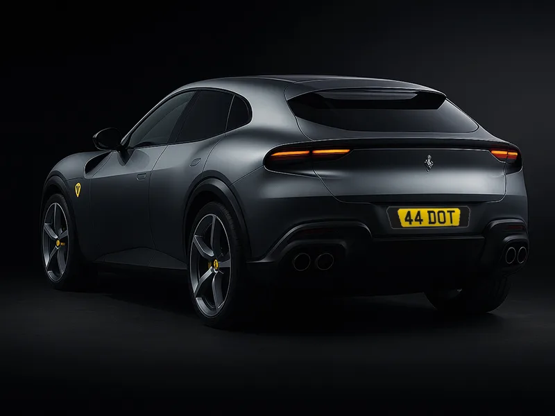 Ferrari Purosangue Carbon Signature & Zero Plate Set