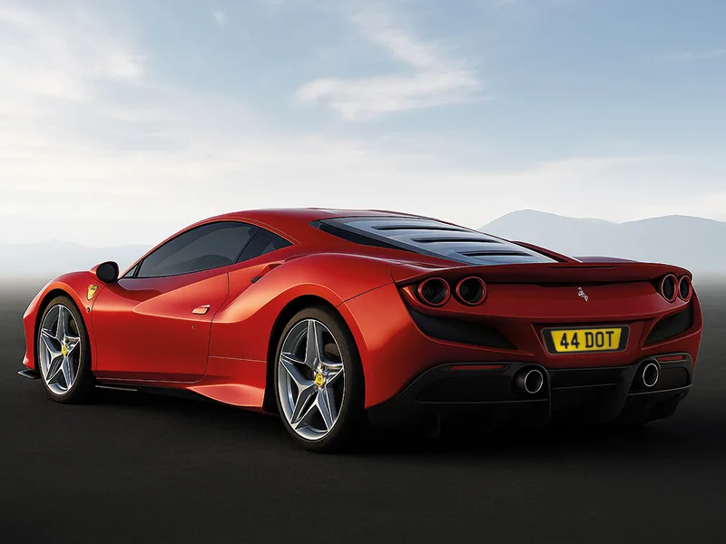 Ferrari F8 Black Signature & Classic Plate Set