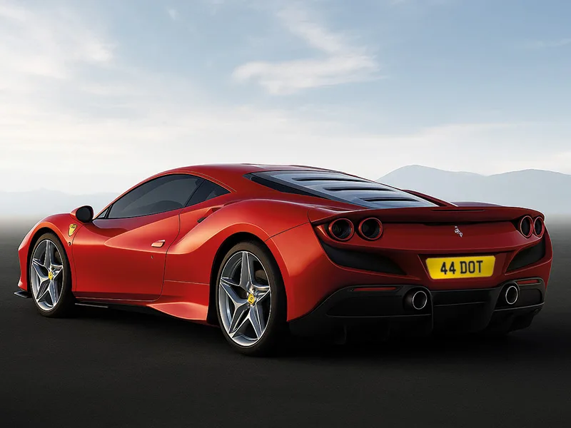 Ferrari F8 Reflective Signature & Classic Plate Set
