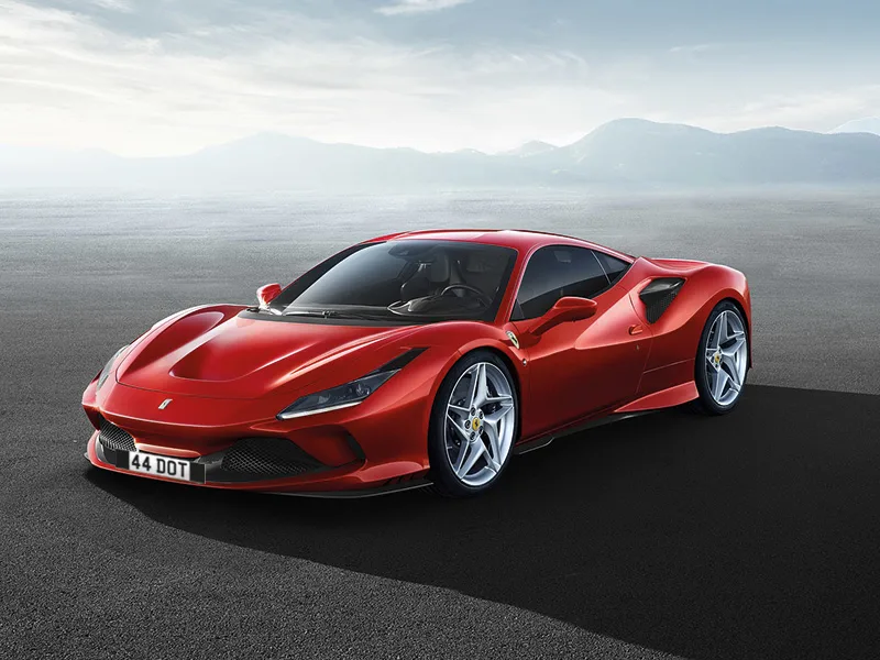 Ferrari F8 Black Signature & Classic Plate Set