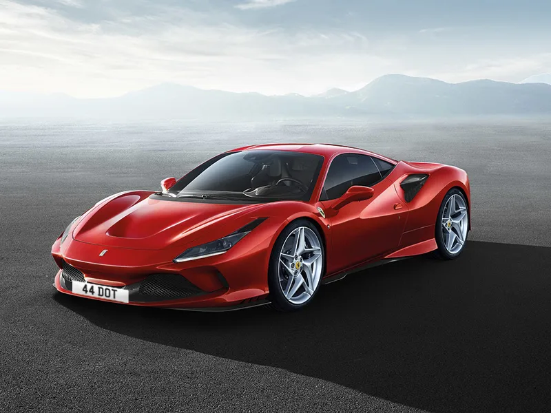 Ferrari F8 Reflective Signature & Classic Plate Set