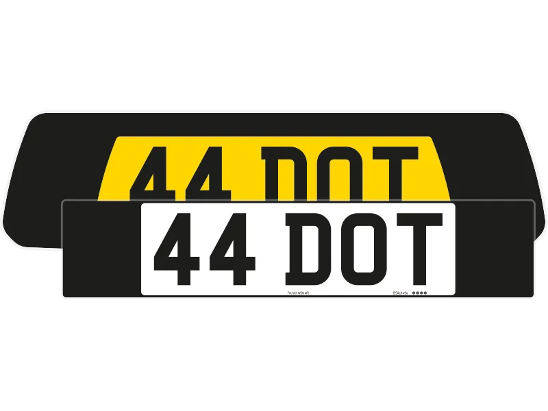 Porsche 911 Carerra GTS Black Signature & Classic Plate Set