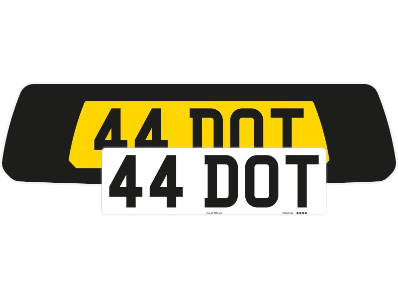 Porsche 911 992.1 GTS Black Signature & Zero Plate Set