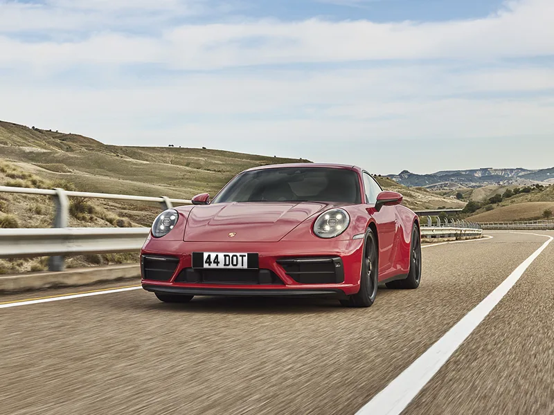 Porsche 911 Carerra GTS Black Signature & Classic Plate Set