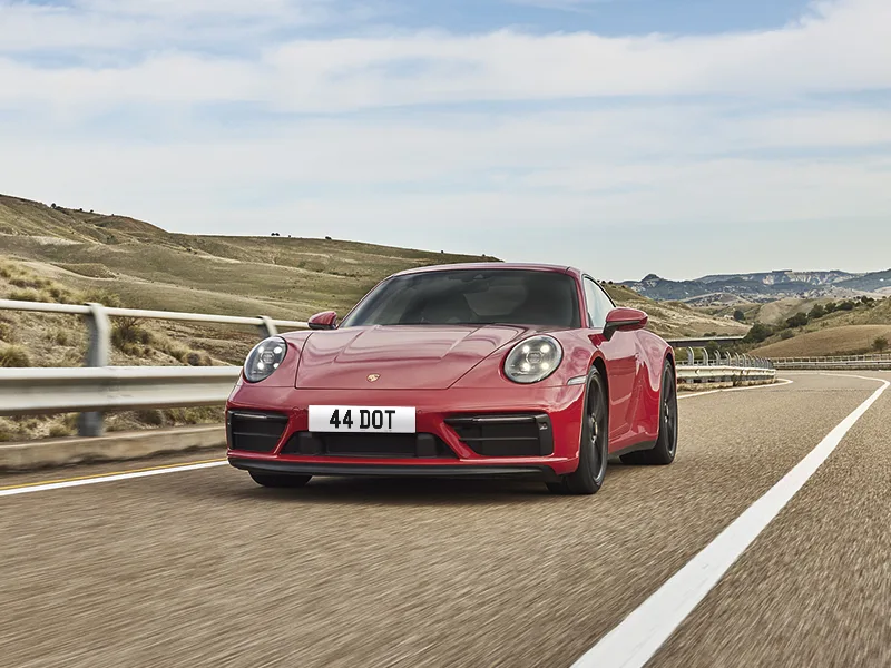 Porsche 911 992.1 GTS Reflective Signature & Classic Plate Set