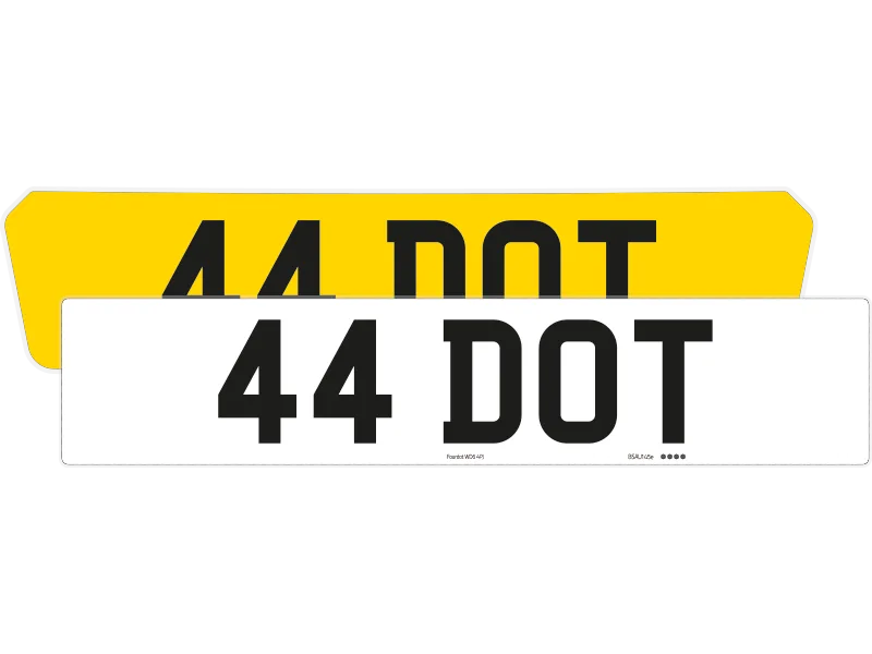 Ferrari Roma Reflective Signature & Classic Plate Set